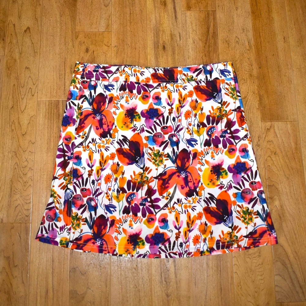 RipSkirt Hawaii Women Posie Pink Floral Wrap Skirt Large NWT Athletic Tropical